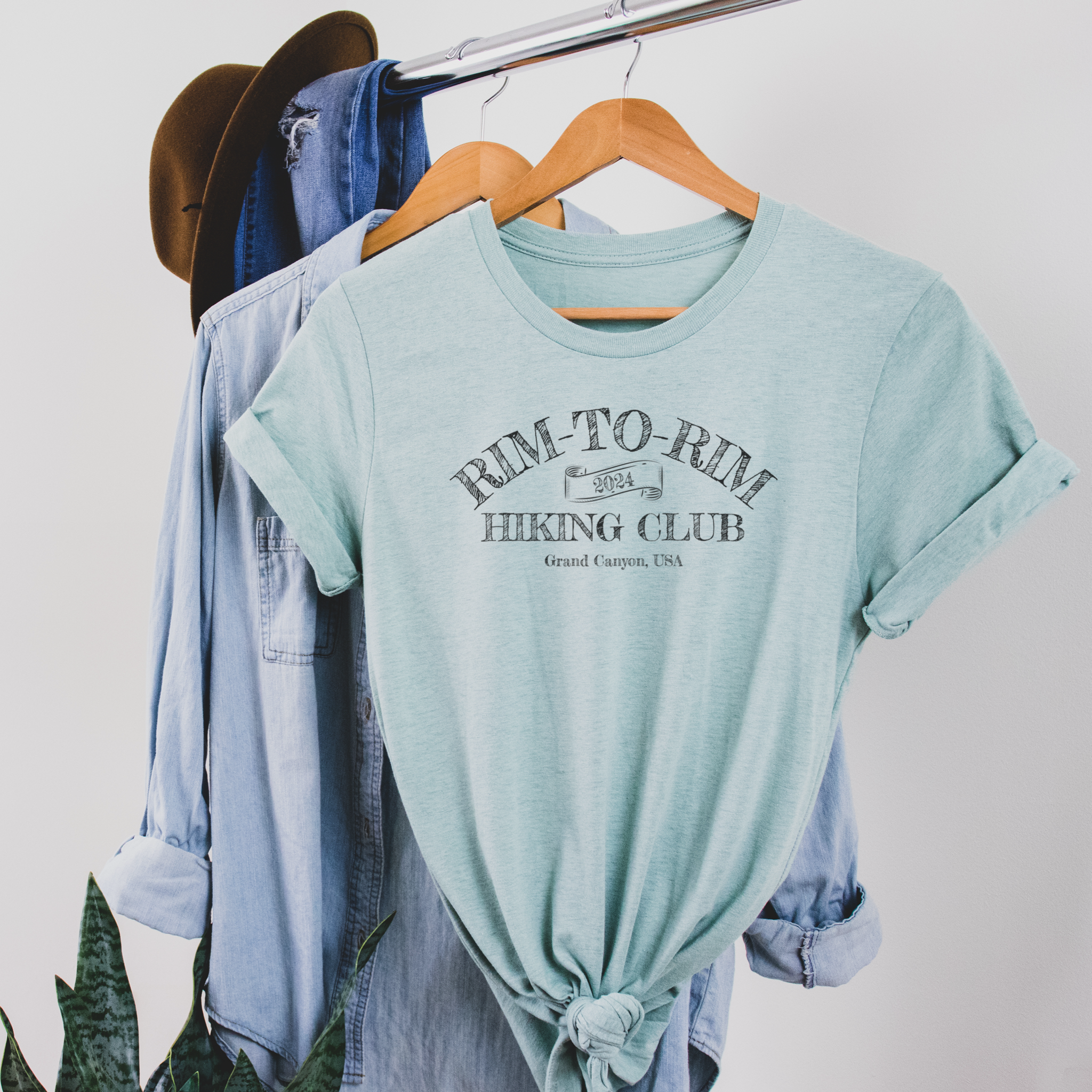 Rim-to-Rim Hiking Club 2024 Script Tee