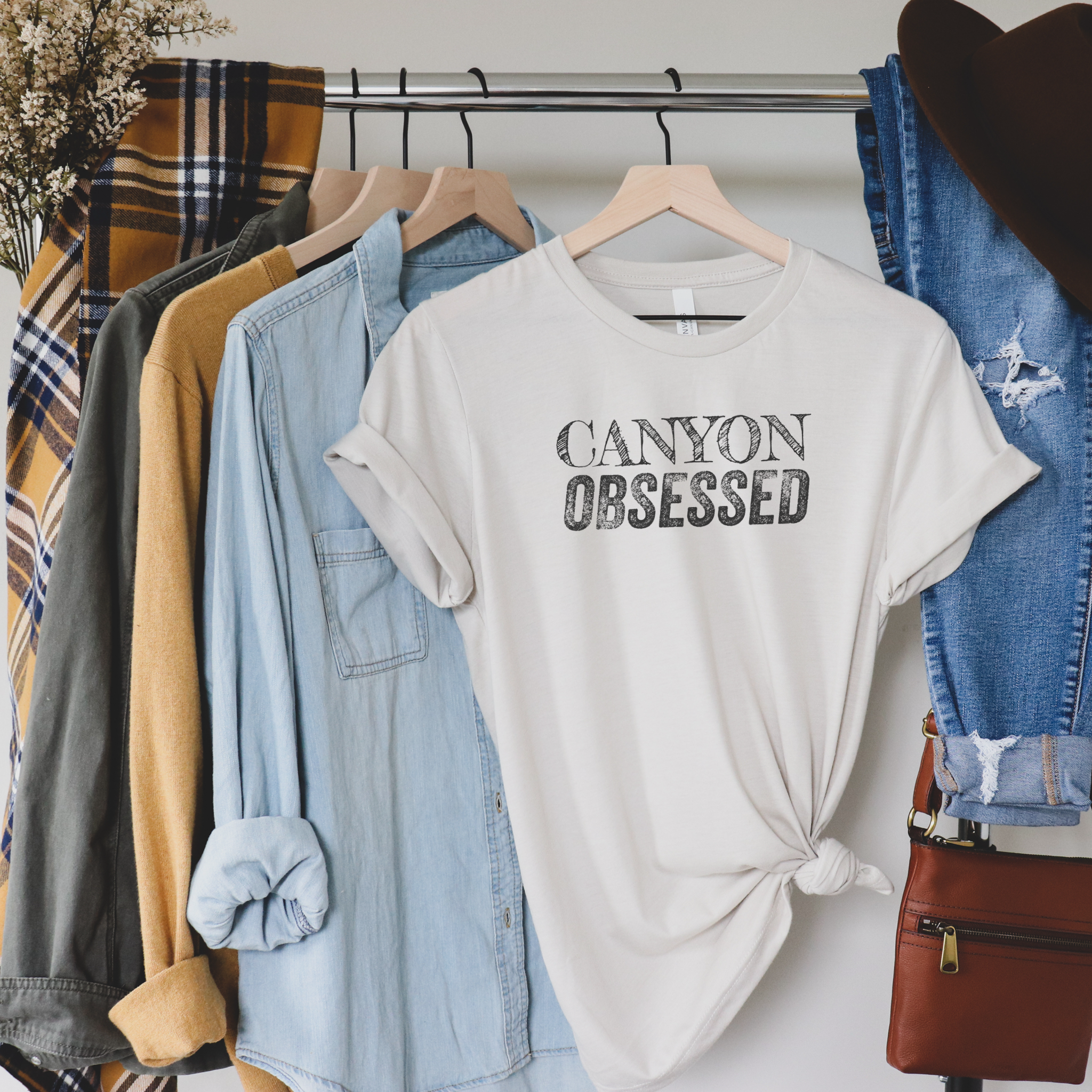 Canyon Obsessed Script Tee