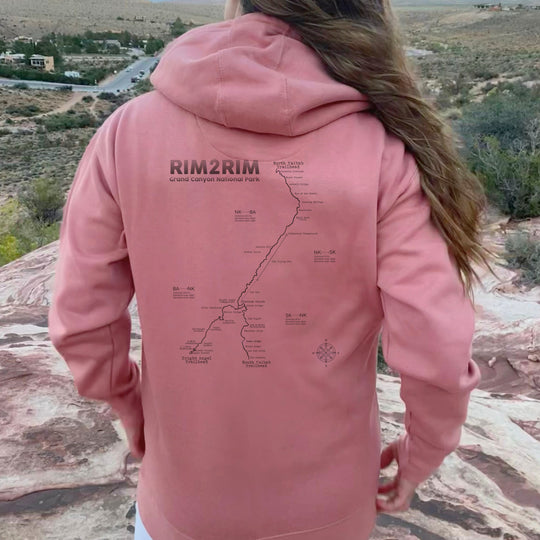 Rim2Rim - The Full Route Soft & Comfy Unisex Hoodie