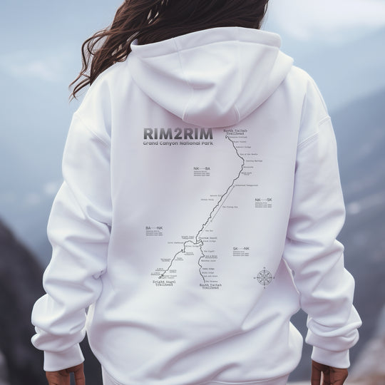 Rim2Rim - The Full Route Soft & Comfy Unisex Hoodie