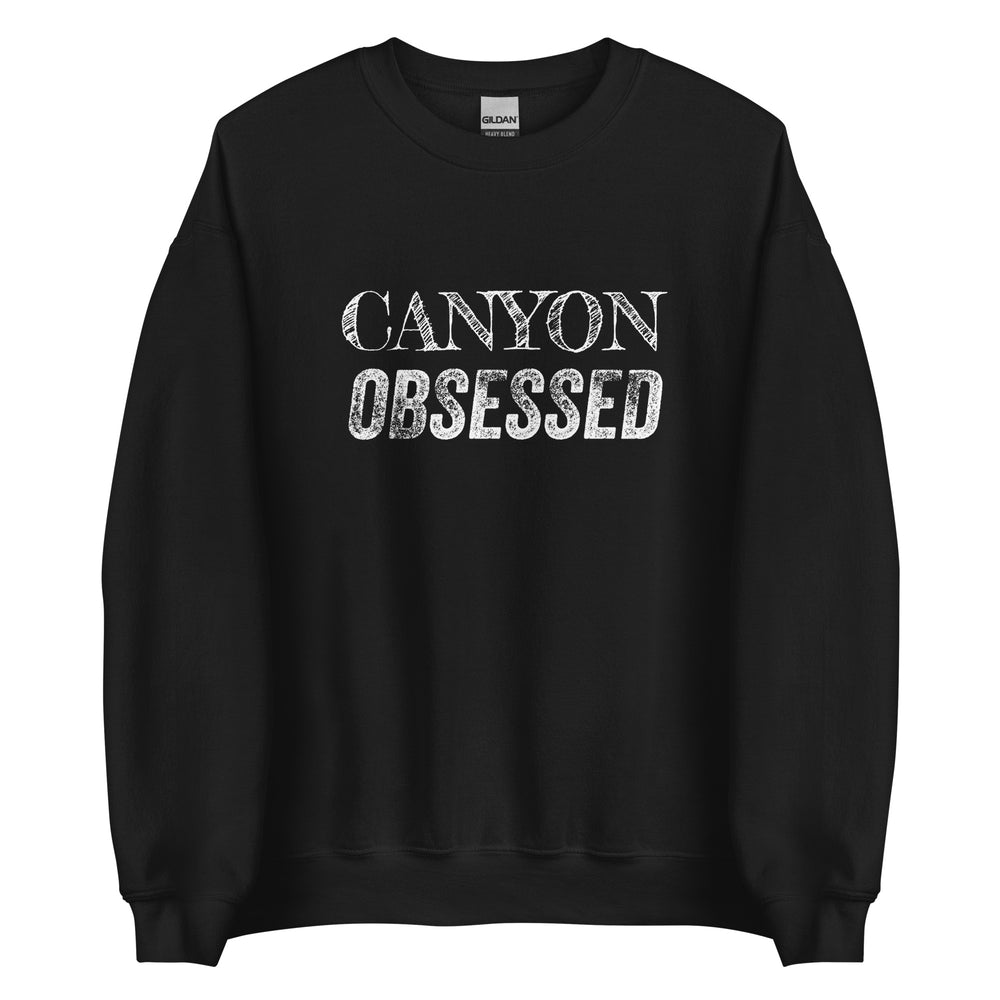 Canyon Obsessed Script Unisex Crewneck Sweatshirt