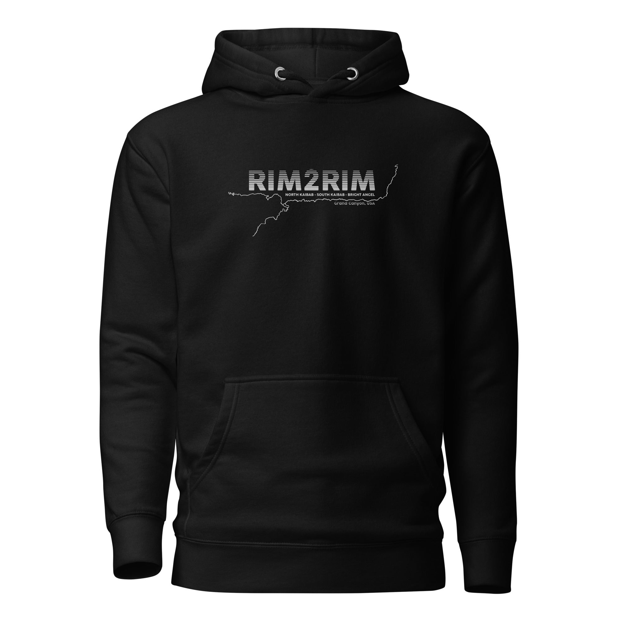 Rim2Rim Map Super Comfy Unisex Hoodie