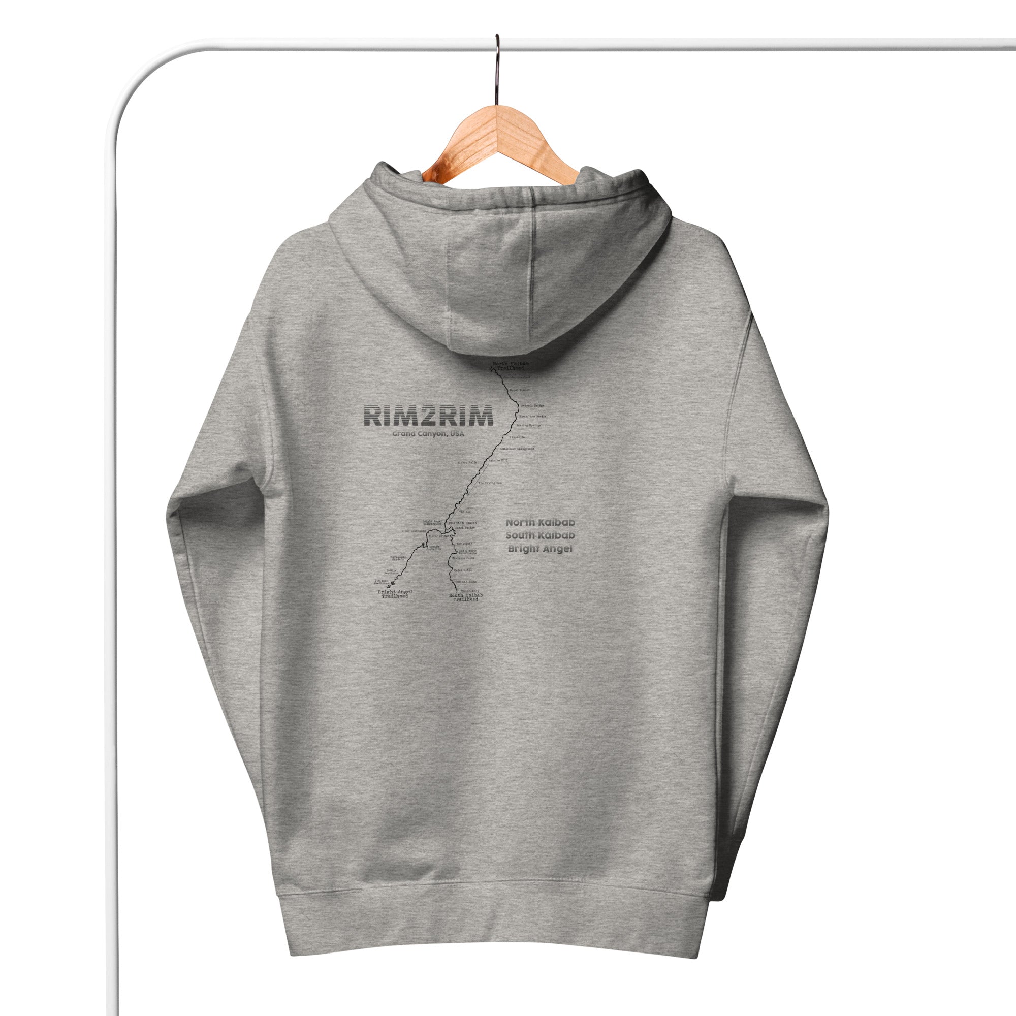 Rim2Rim - The Full Route Soft & Comfy Unisex Hoodie