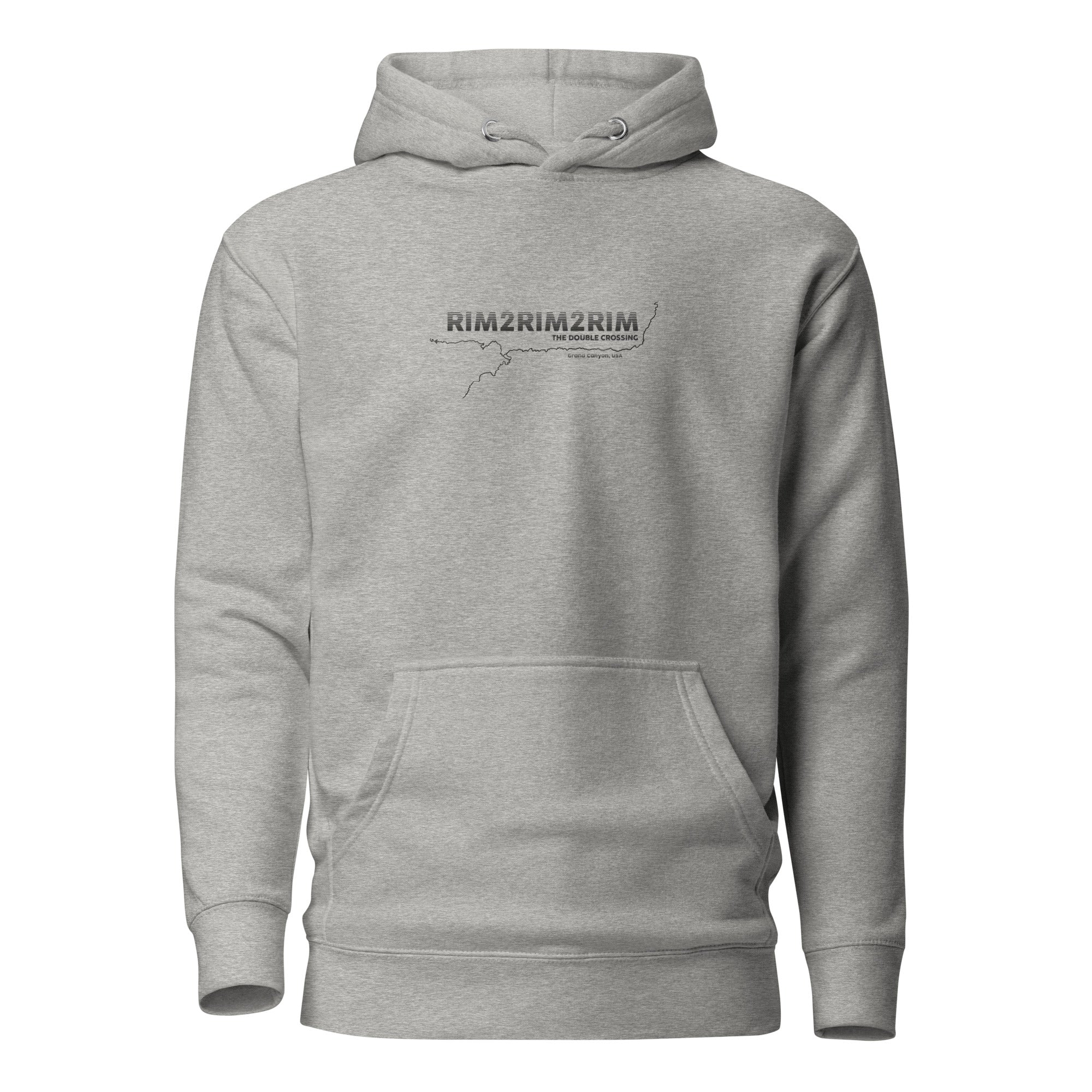 Rim2Rim2Rim Map Soft & Comfy Unisex Hoodie