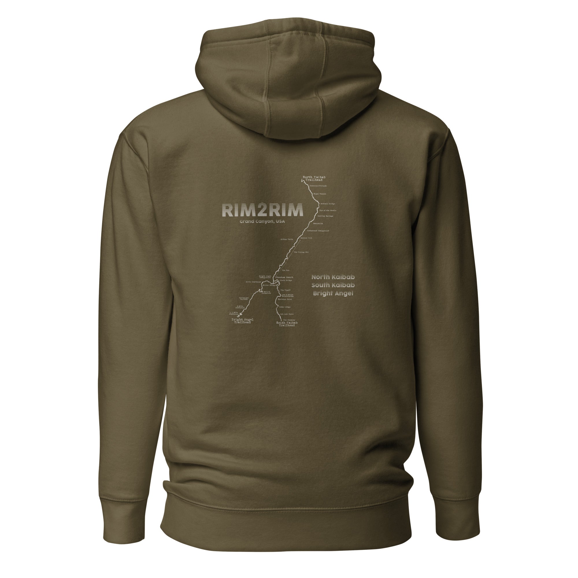 Rim2Rim - The Full Route Soft & Comfy Unisex Hoodie