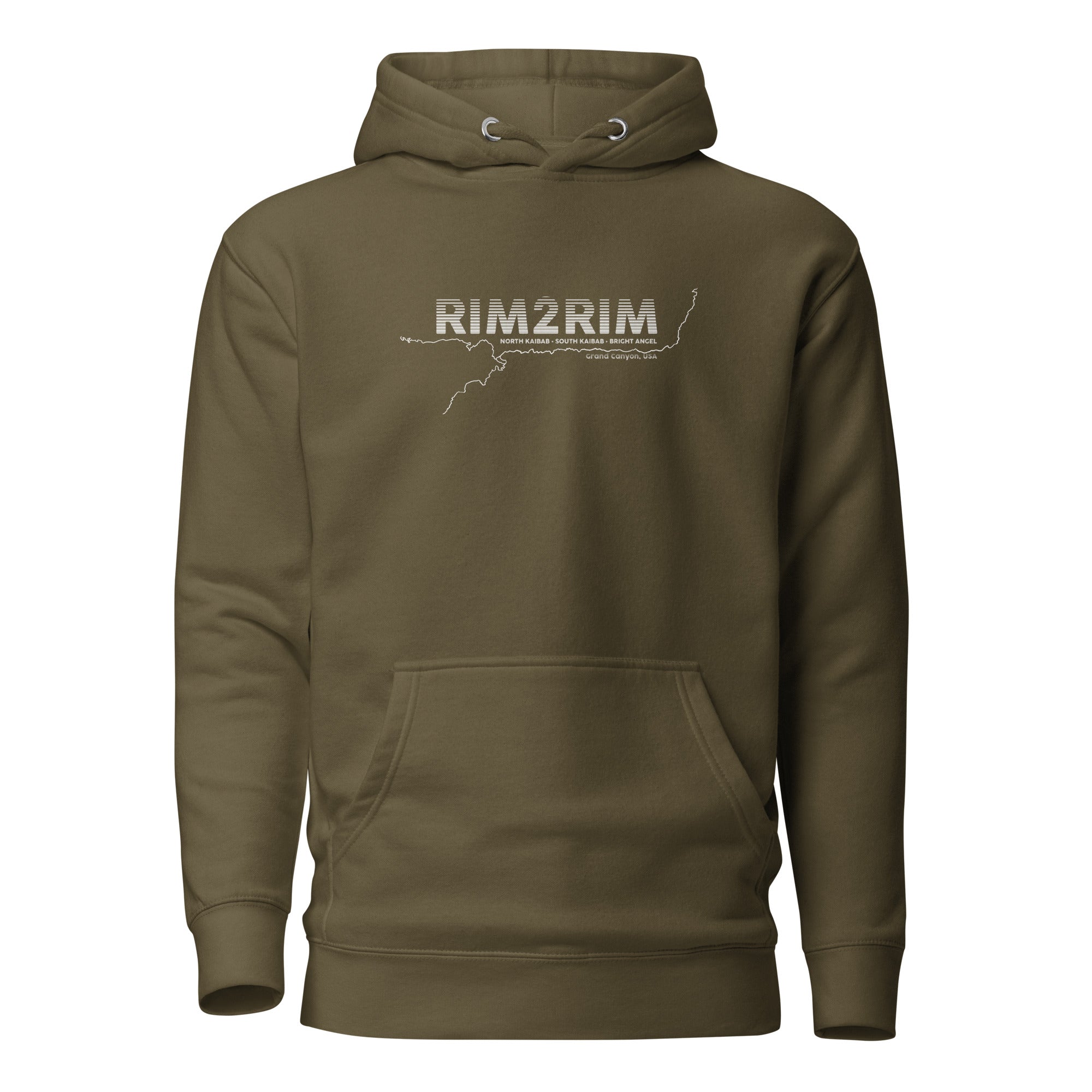 Rim2Rim Map Super Comfy Unisex Hoodie