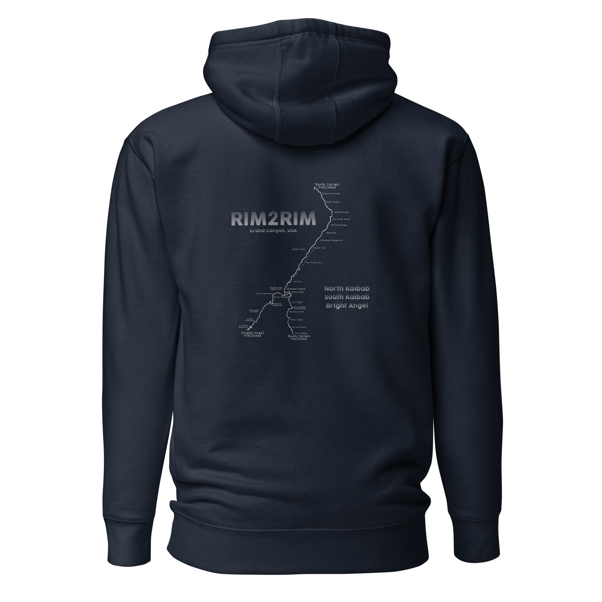 Rim2Rim - The Full Route Soft & Comfy Unisex Hoodie