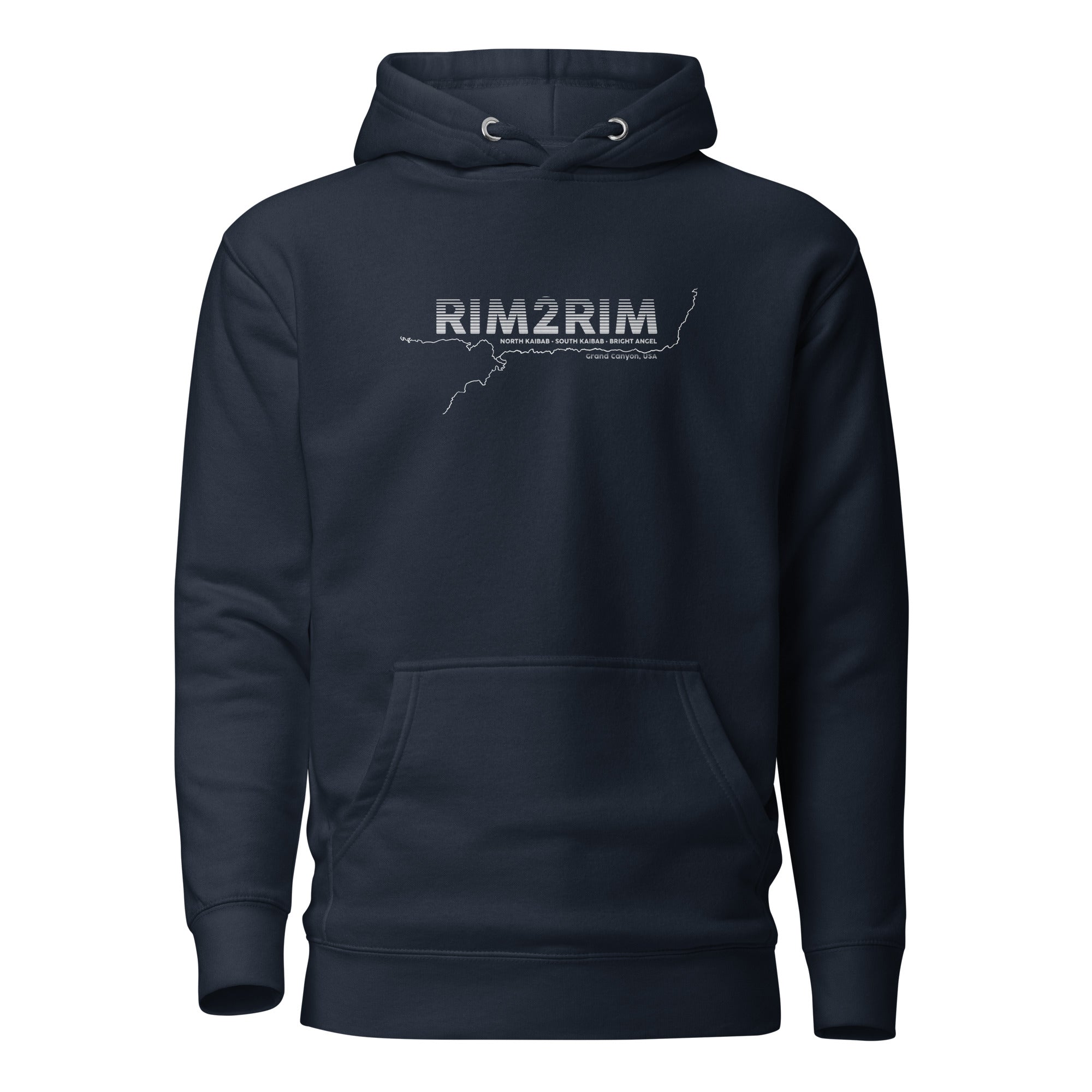 Rim2Rim Map Super Comfy Unisex Hoodie