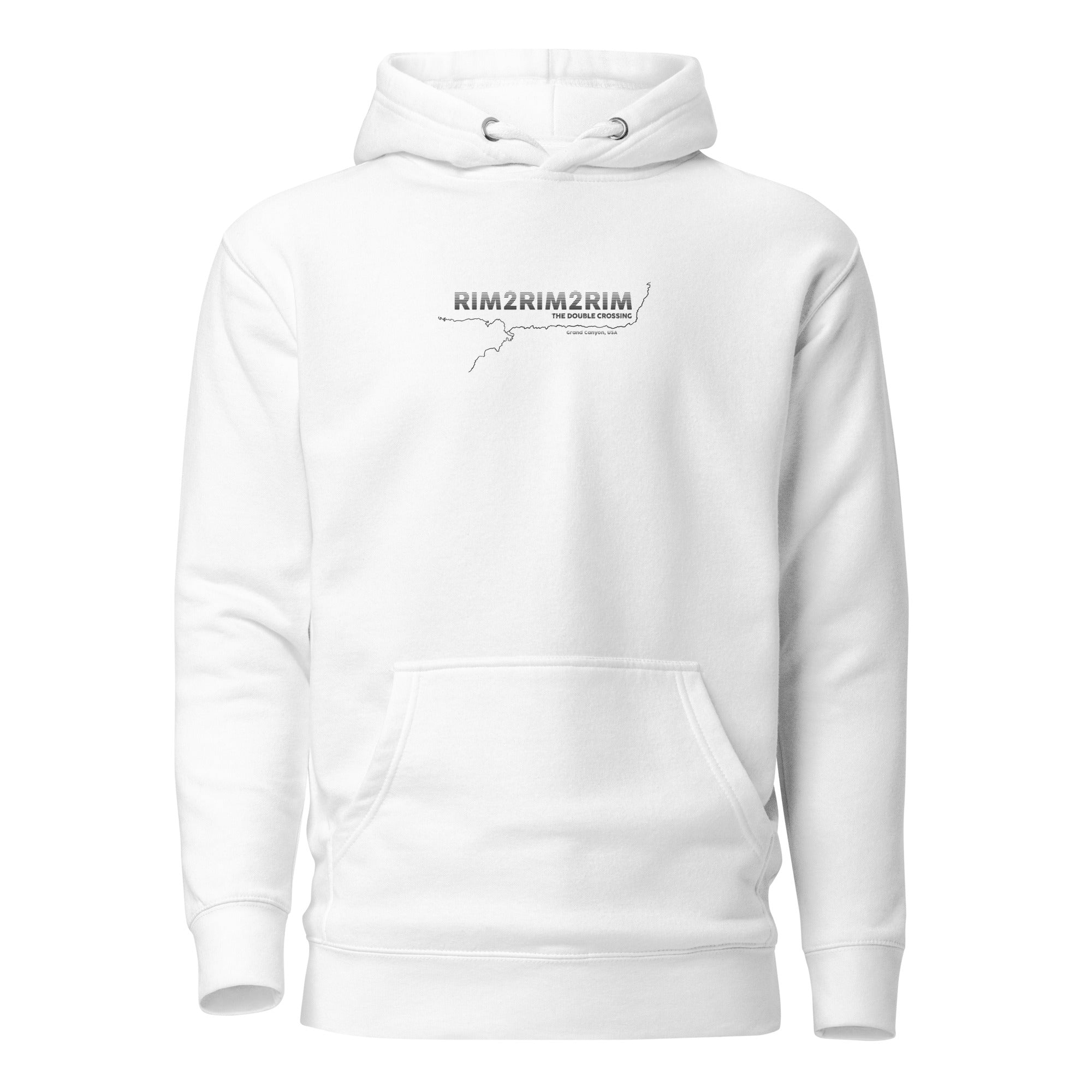 Rim2Rim2Rim Map Soft & Comfy Unisex Hoodie