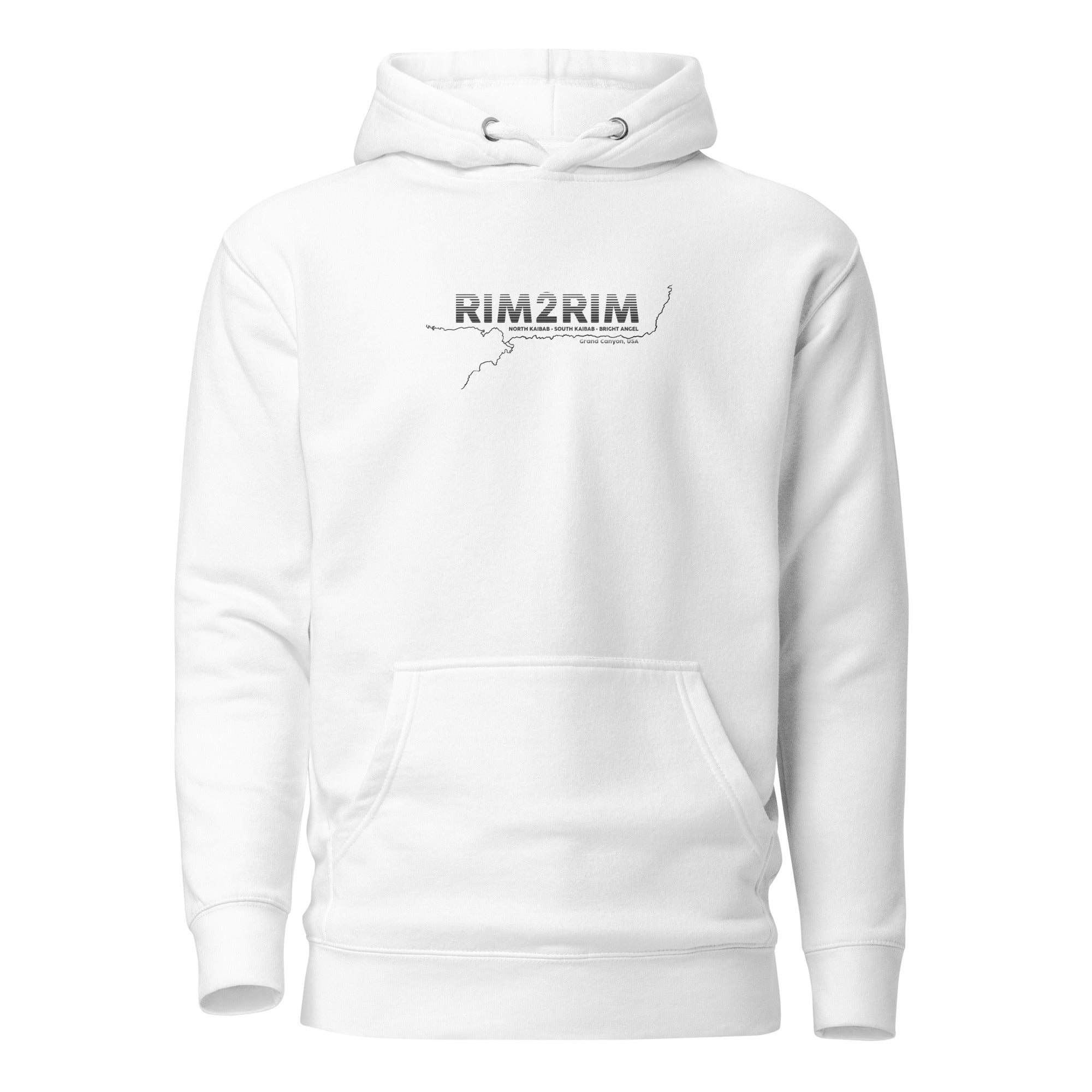 Rim2Rim Map Super Comfy Unisex Hoodie