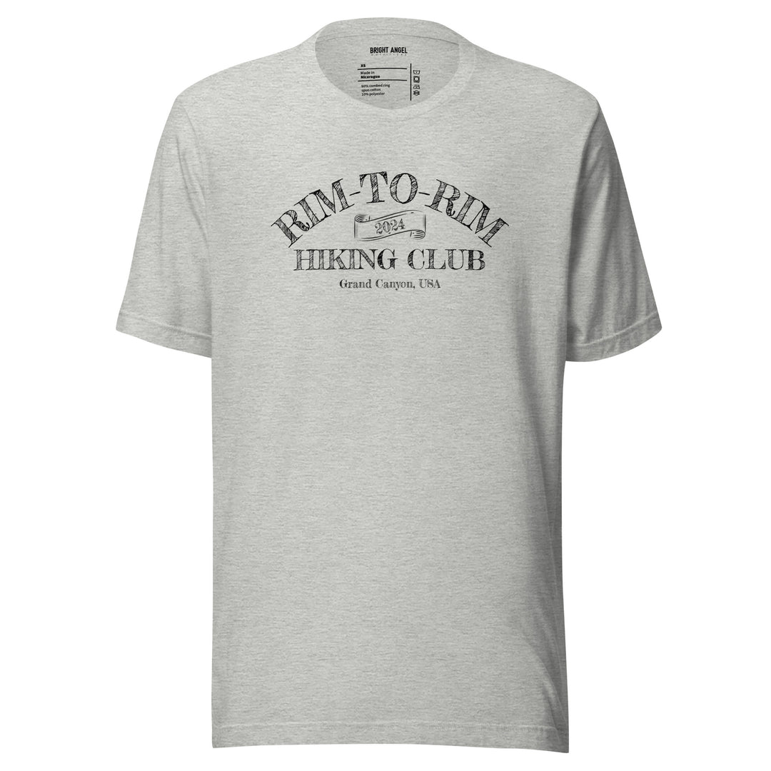 Rim-to-Rim Hiking Club 2024 Script Tee