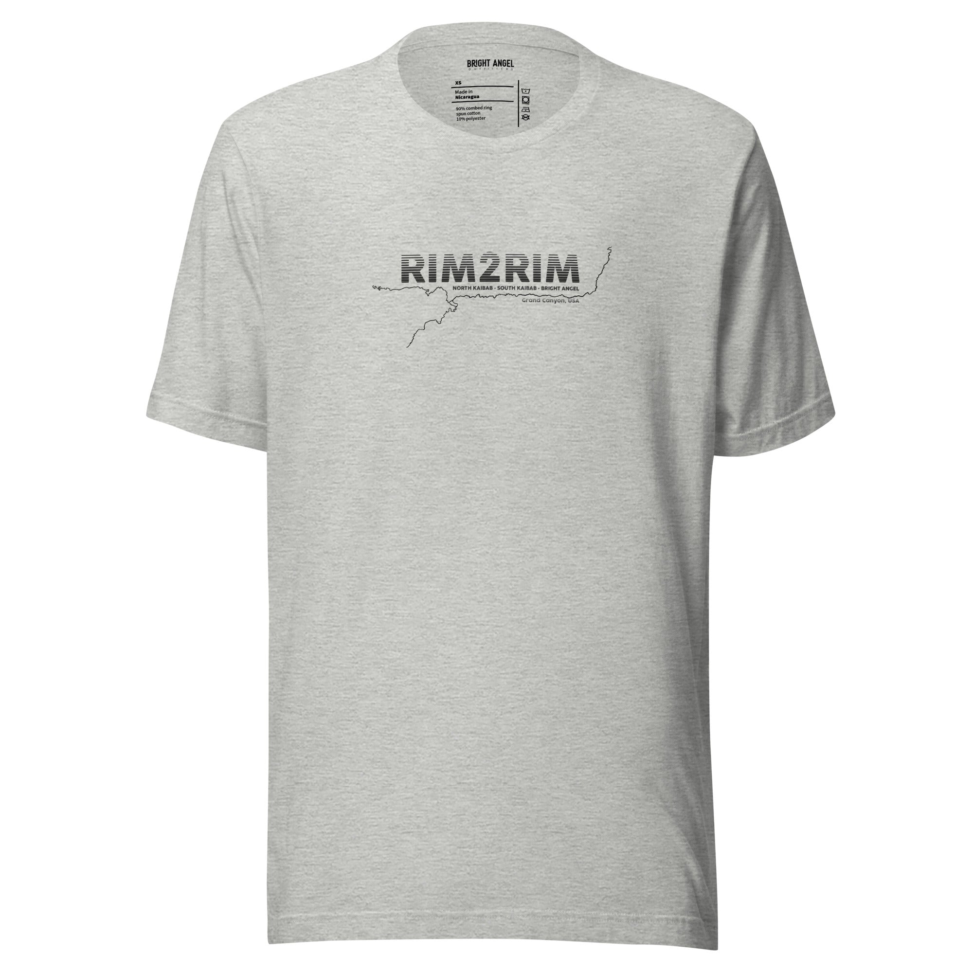 Rim2Rim Map Soft & Stretchy Unisex Tee