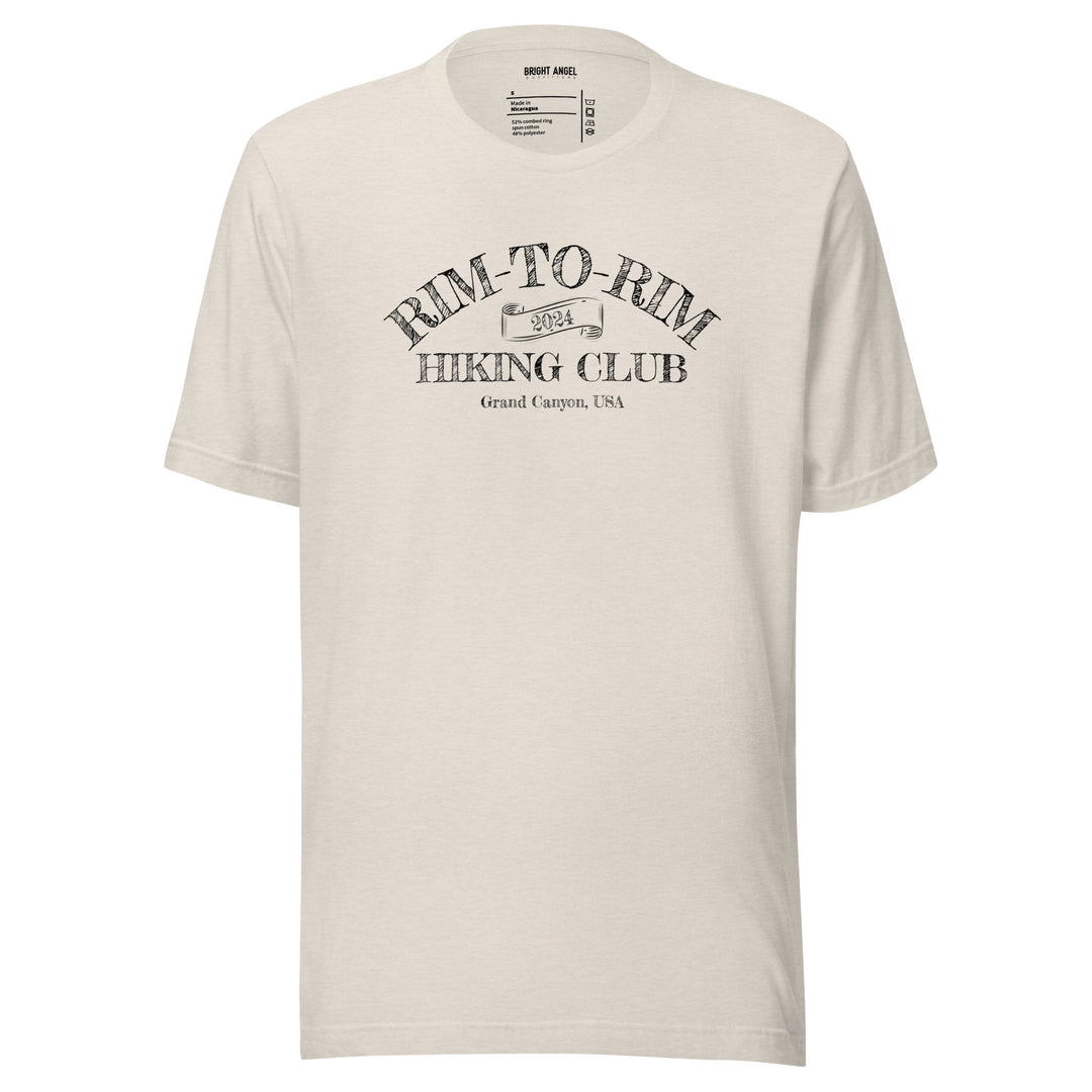 Rim-to-Rim Hiking Club 2024 Script Tee