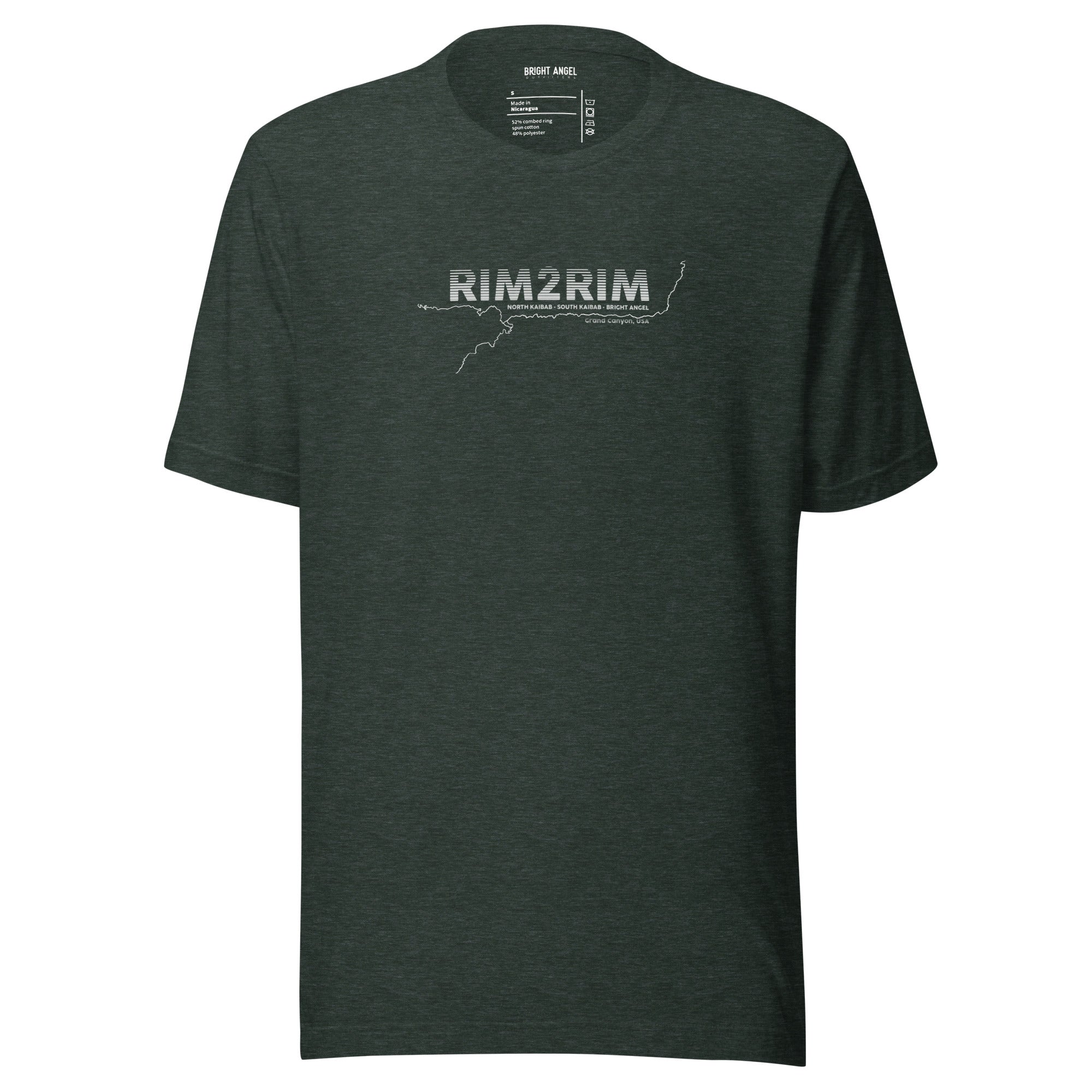 Rim2Rim Map Soft & Stretchy Unisex Tee