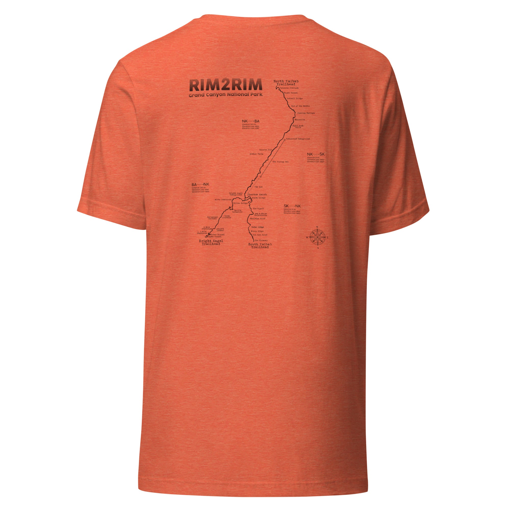 Rim2Rim - The Full Route Unisex Tee