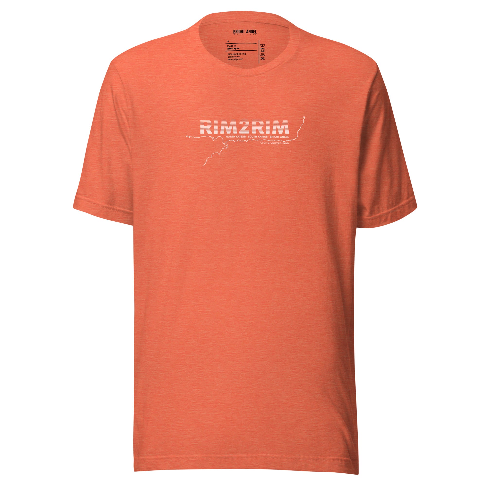 Rim2Rim Map Soft & Stretchy Unisex Tee