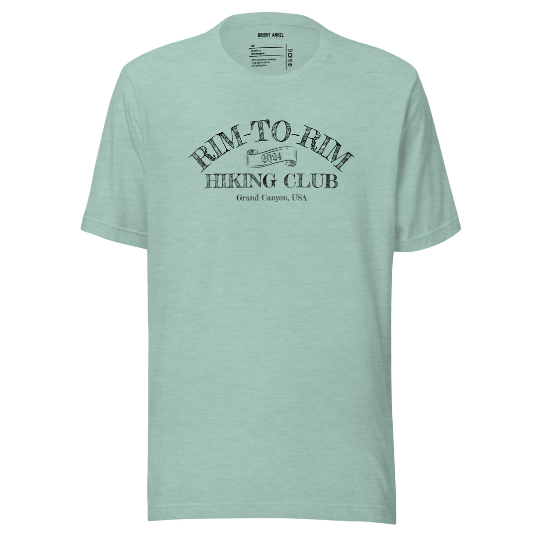 Rim-to-Rim Hiking Club 2024 Script Tee