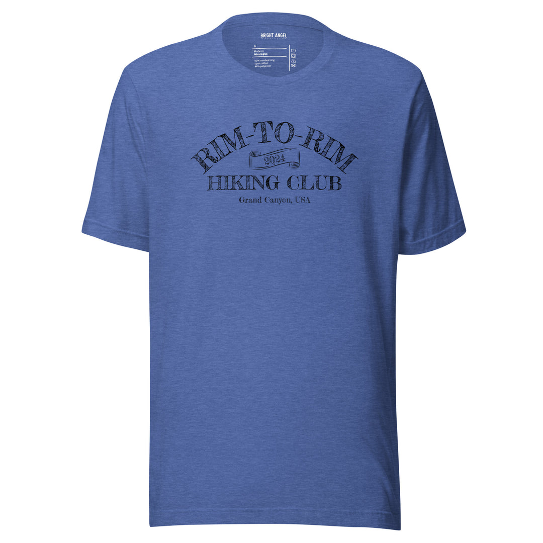 Rim-to-Rim Hiking Club 2024 Script Tee